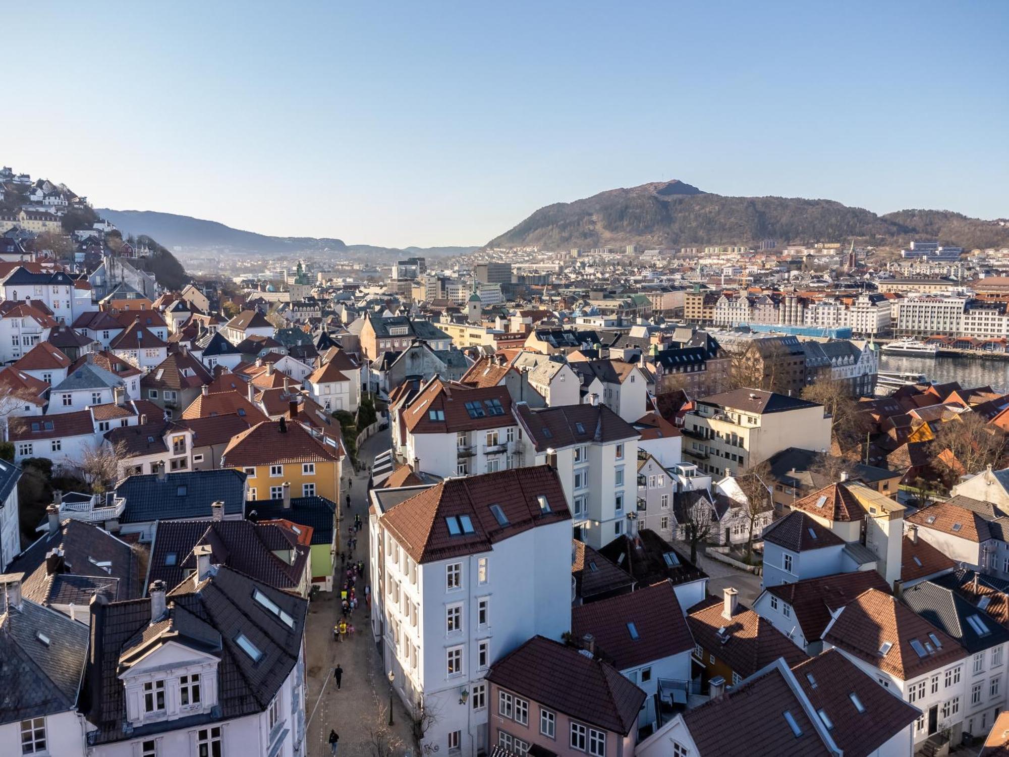 Bryggen // Floyen Apartments Bergen Dış mekan fotoğraf