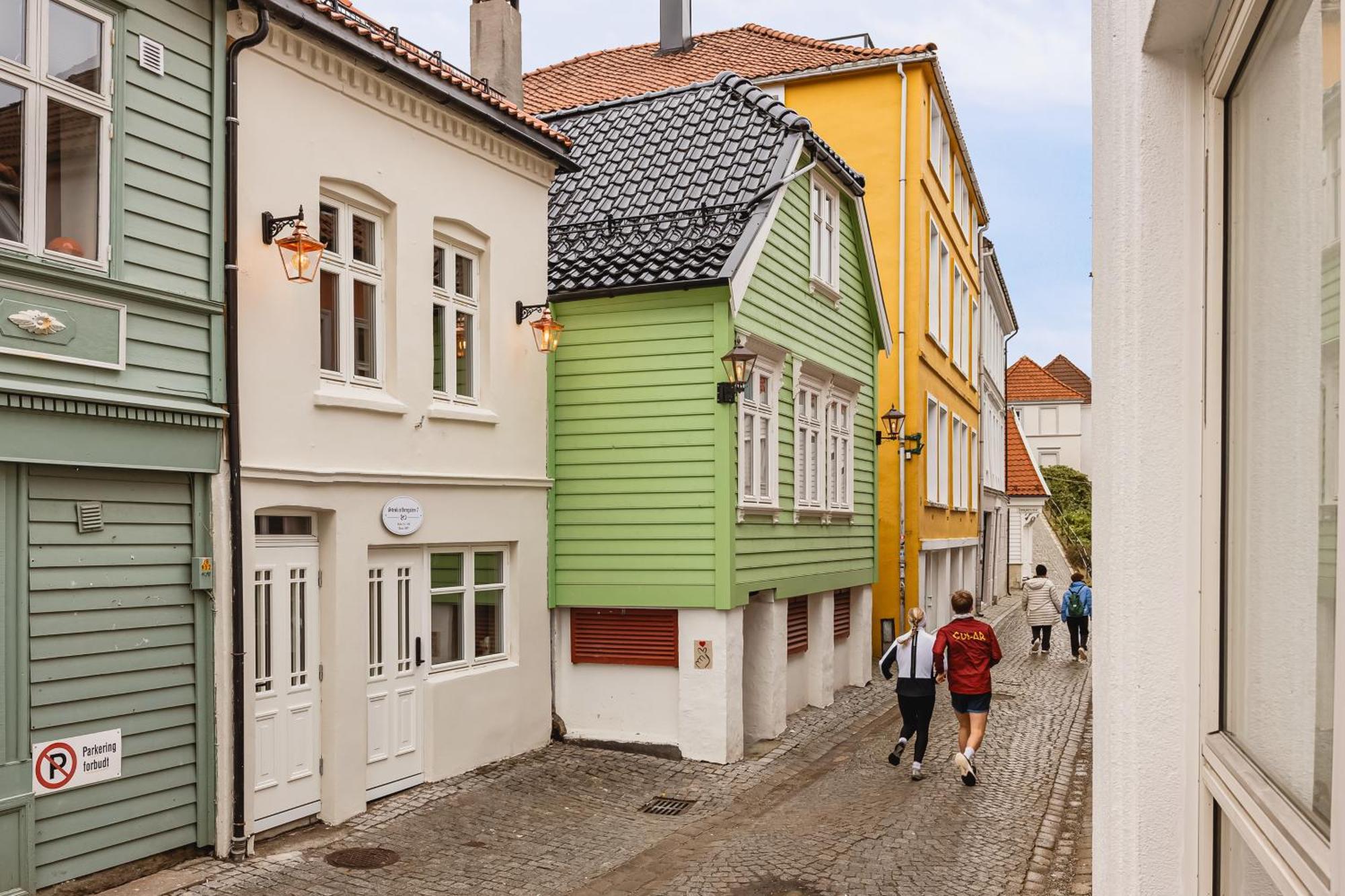 Bryggen // Floyen Apartments Bergen Dış mekan fotoğraf