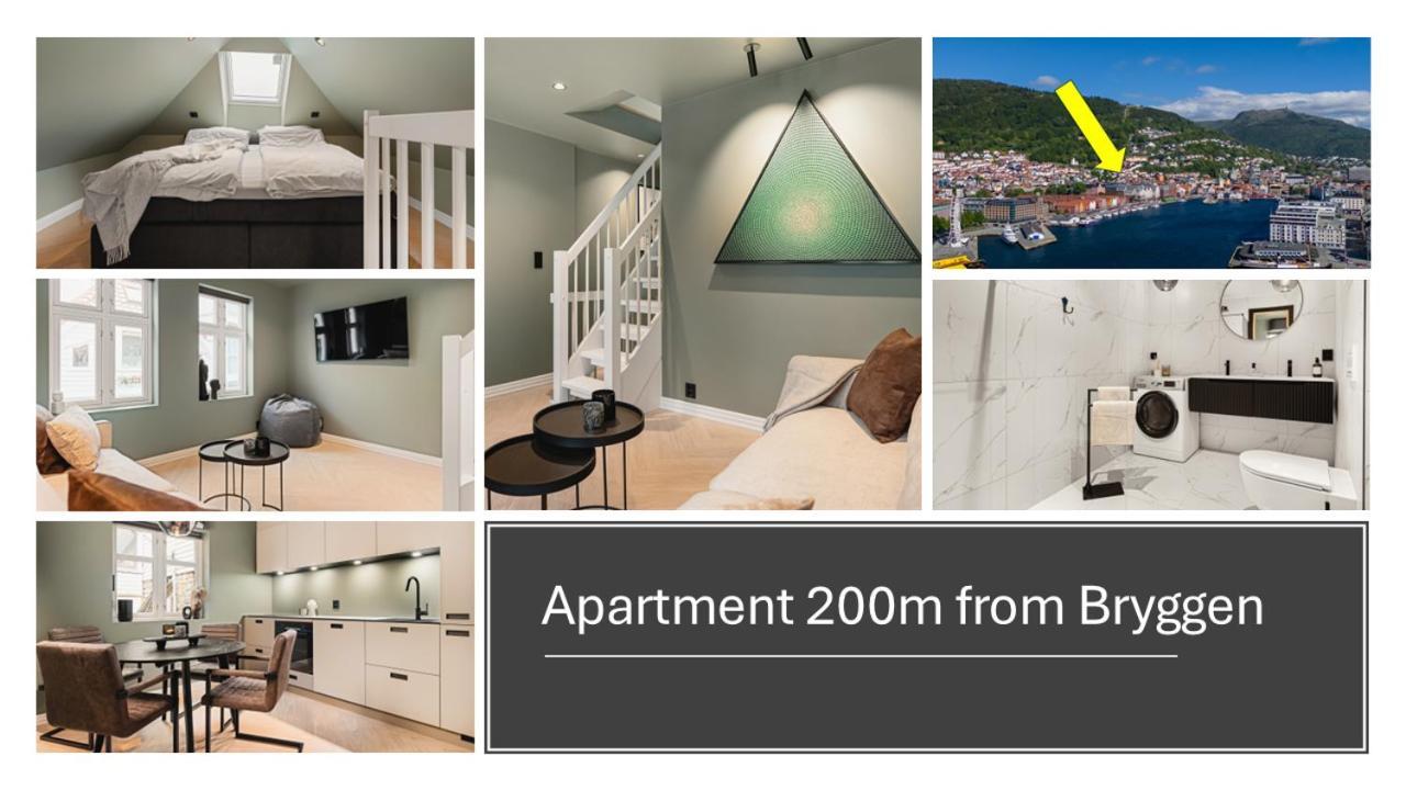 Bryggen // Floyen Apartments Bergen Dış mekan fotoğraf